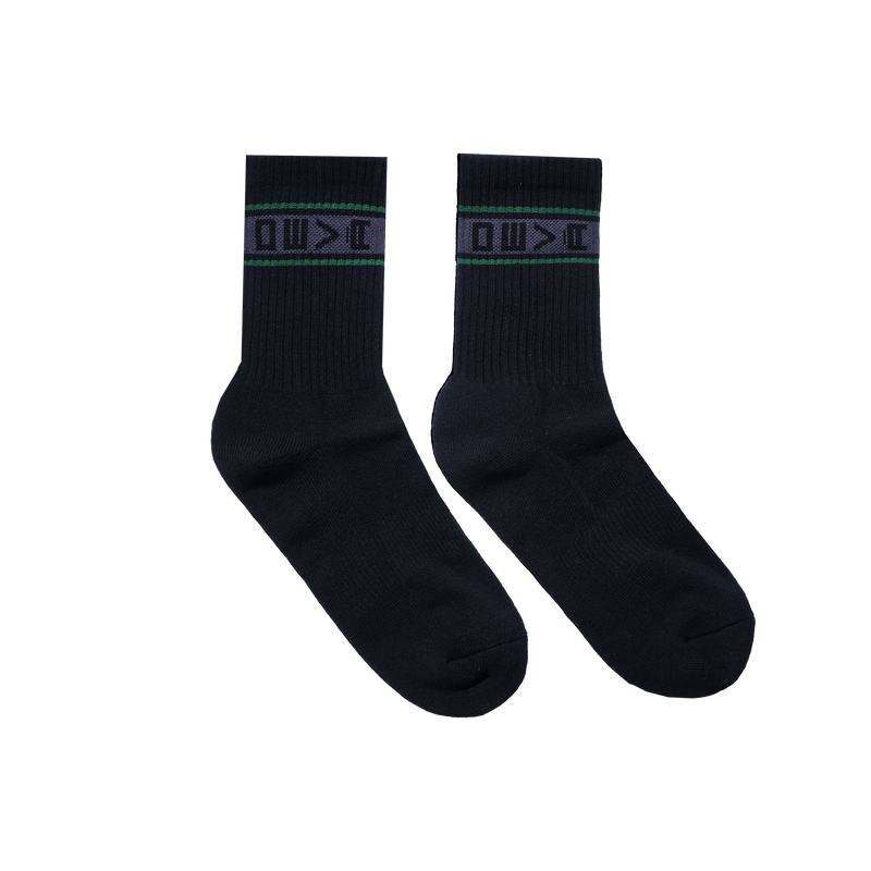 Classic Black/Multi - Striped Socks