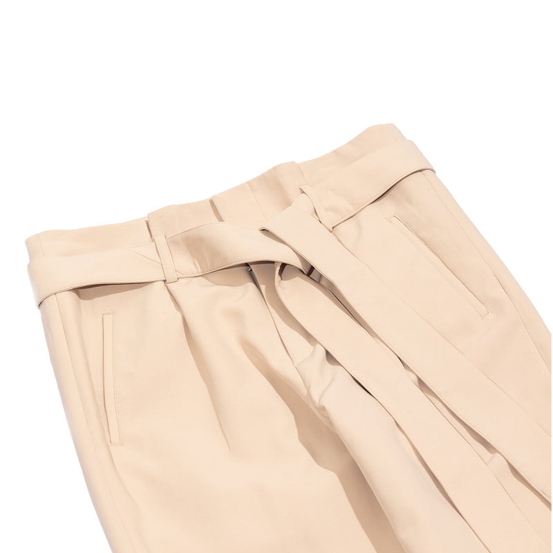 Beige Waist Bandless With Band