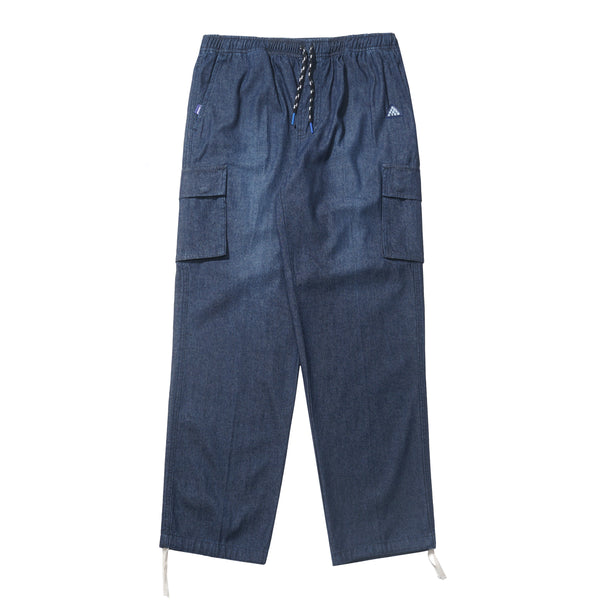 Rover Denim Cargo Easy Pants Washed Blue