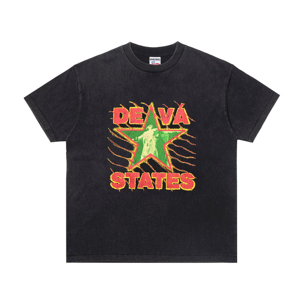 Crucifixion GFX T-Shirt Washed Black