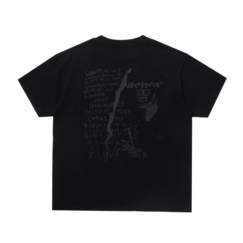 Vicious GFX T-Shirt Washed Black