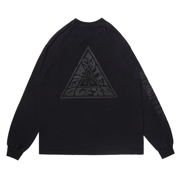 Fuzz L/S GFX T-Shirt Black