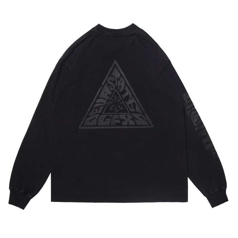 Fuzz L/S GFX T-Shirt Black
