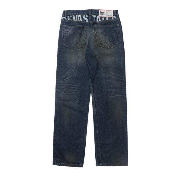 Grit Denim Pants Washed Blue