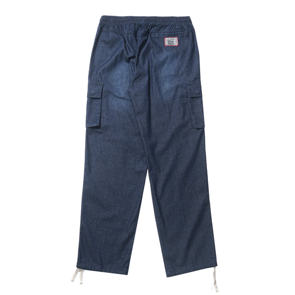 Rover Denim Cargo Easy Pants Washed Blue