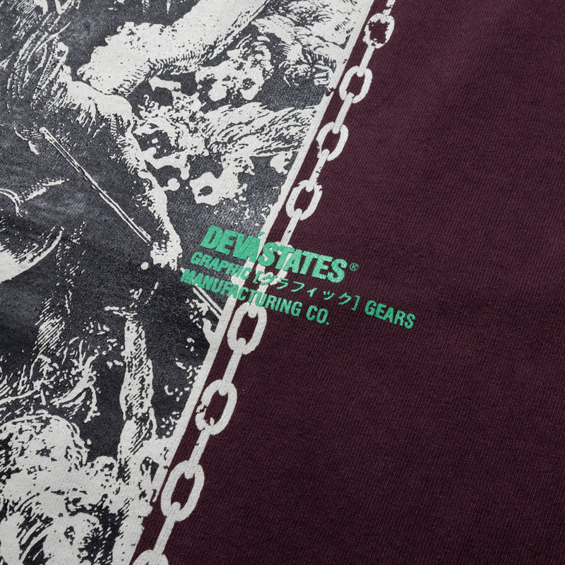 Guerre LS T-Shirt - Burgundy