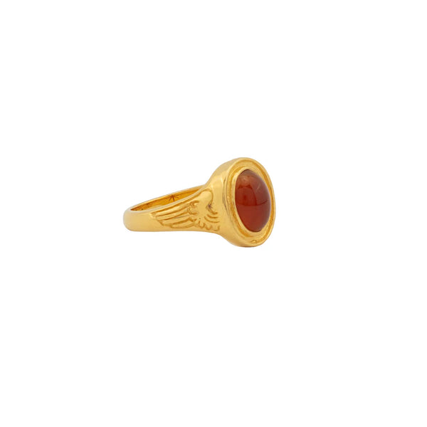 Astral Ring Gemstone Carnelian GPS