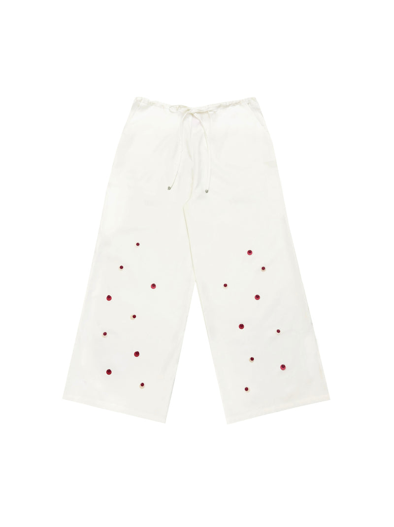 Dot Pants White