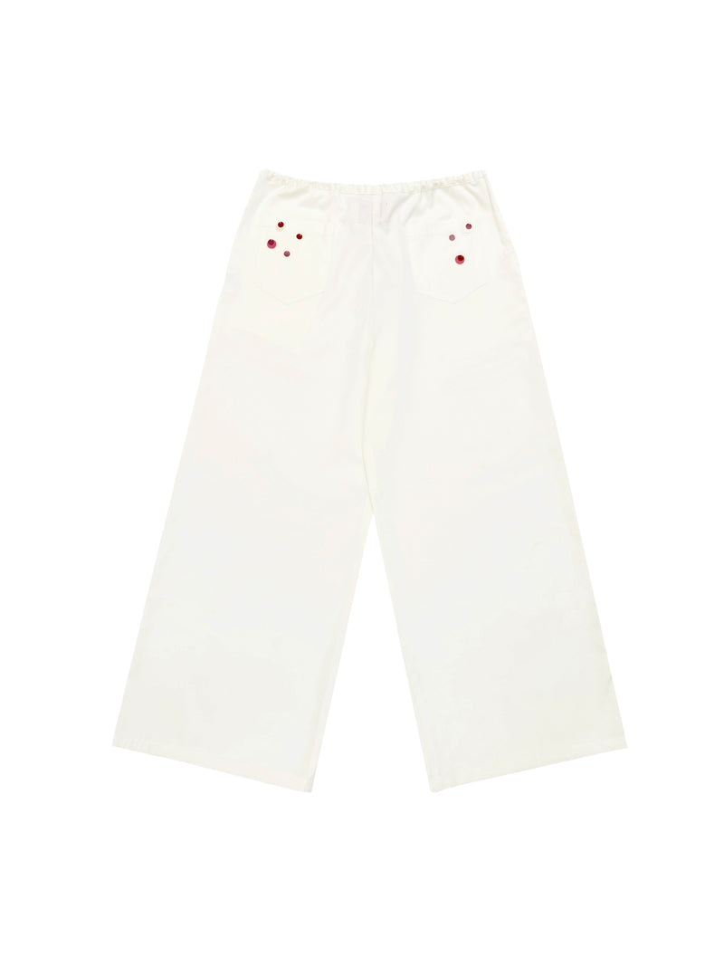 Dot Pants White