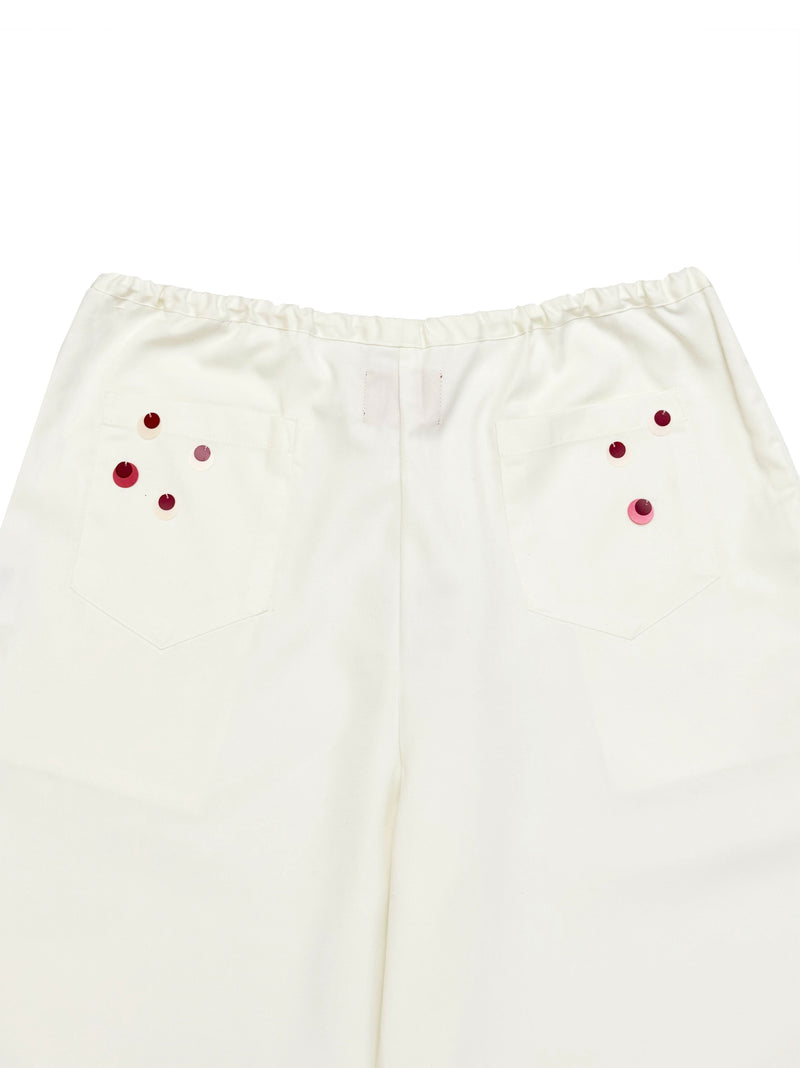 Dot Pants White