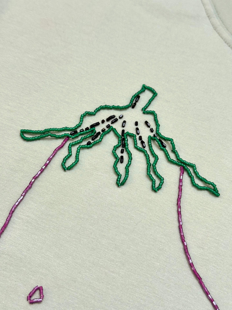Eggplant Tshirt Green