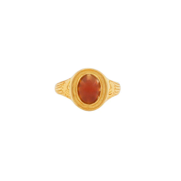 Astral Ring Gemstone Carnelian GPS