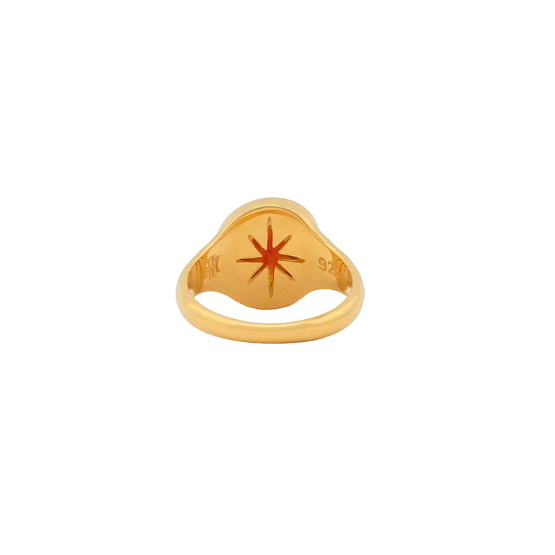 Astral Ring Gemstone Carnelian GPS