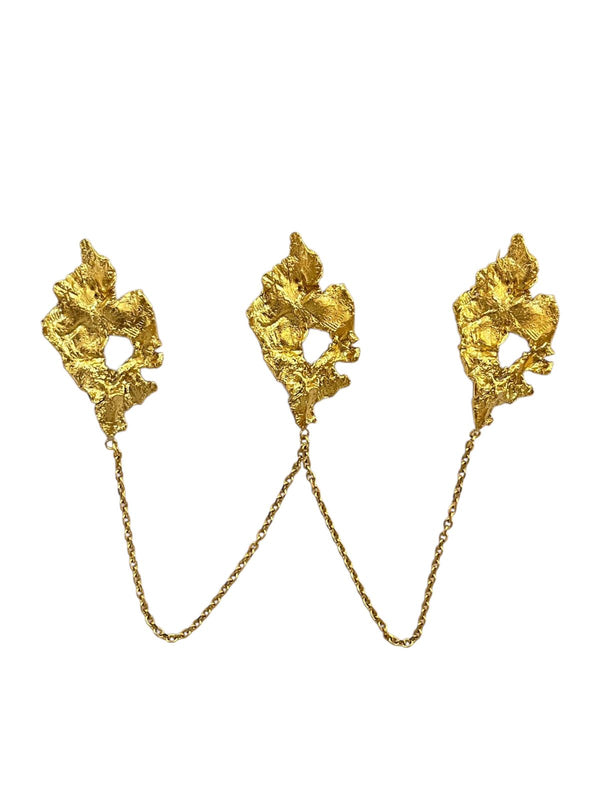 Bara 00 Long Brooch Gold