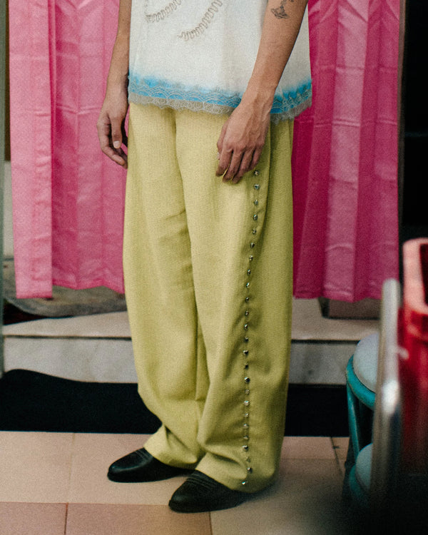 Allen Beaded Pants Green