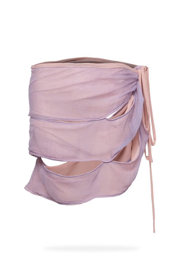 Monstera - Top Skirt Lilac
