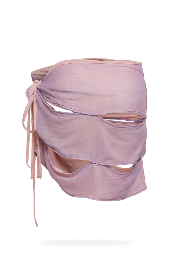Monstera - Top Skirt Lilac