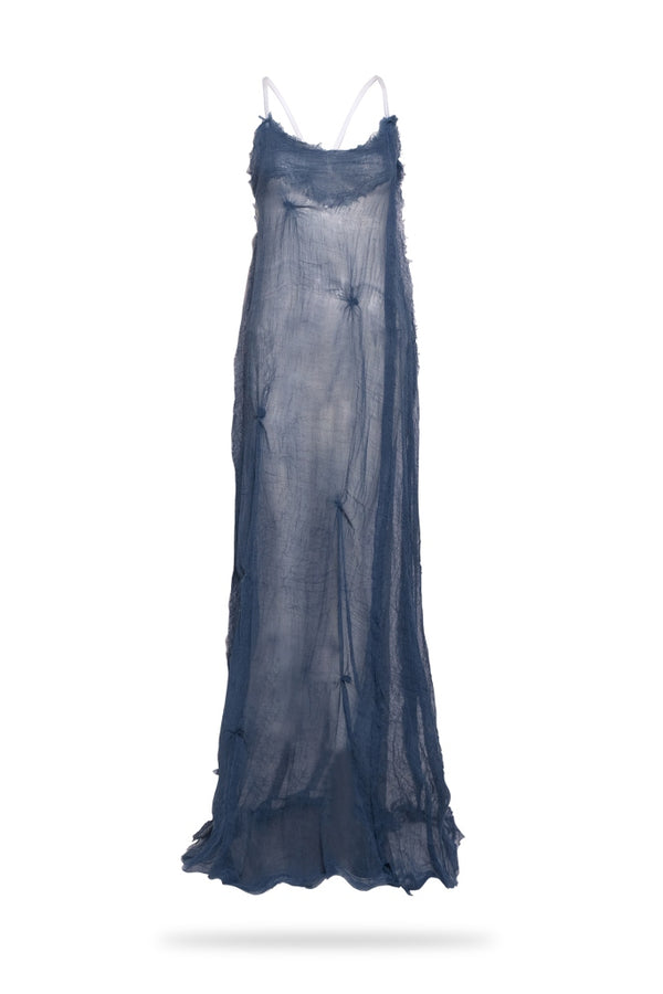 Lautan - Long Dress Dark Blue
