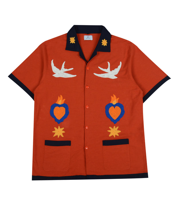 Cupid Heart Shirt Terracotta