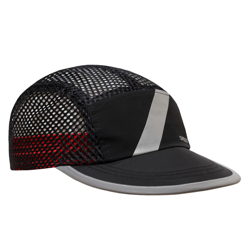 Reactive Reflective Mesh Cap Black