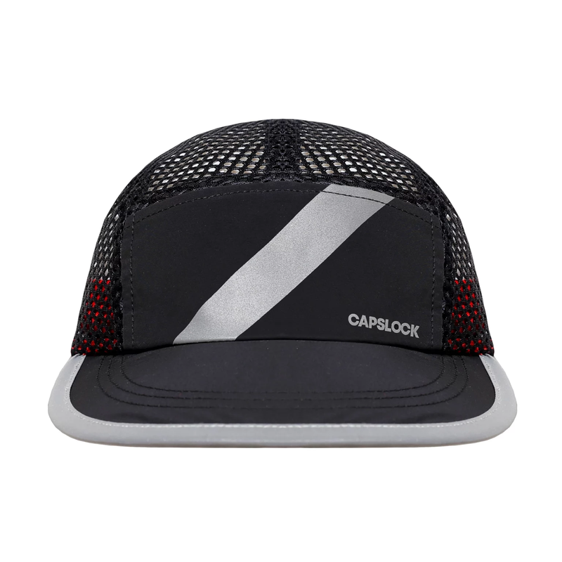 Reactive Reflective Mesh Cap Black
