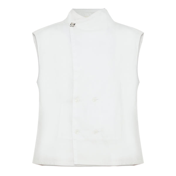 Giada Sleeveless Shirt White