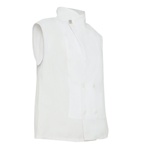 Giada Sleeveless Shirt White