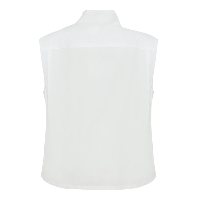 Giada Sleeveless Shirt White