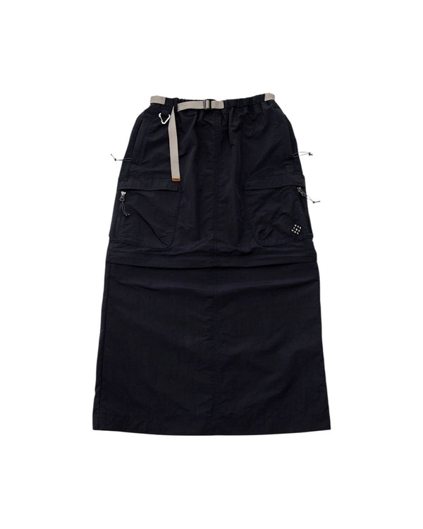 Neira Cargo Skirt - Black [DETACHABLE]