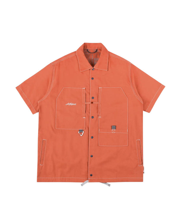 Kaira SS Painter Shirt - Burn Orange