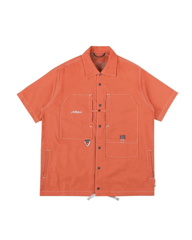 Kaira SS Painter Shirt - Burn Orange