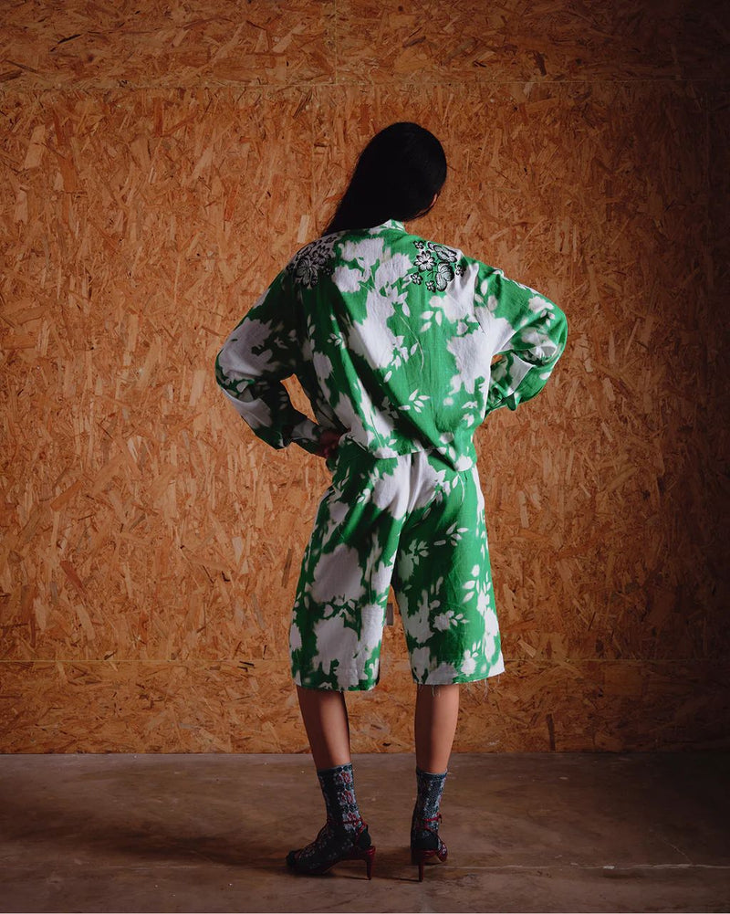 Lenora Bow Shirt Jacket