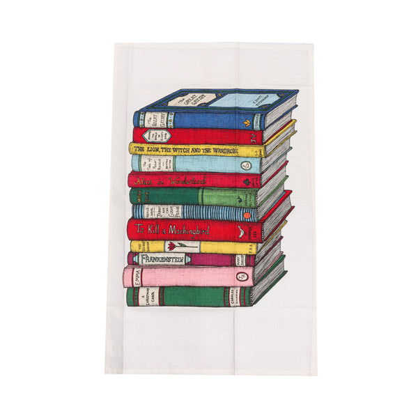 Book Lovers - Art Tea Towel