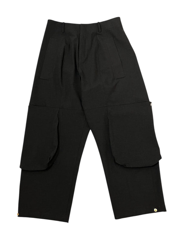 JR161 Charcoal Oversized Cargo Pants PM