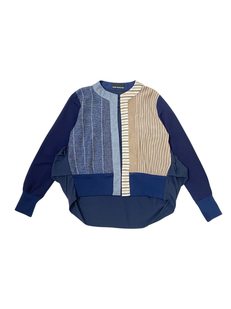 Just A Simple Cardi Navy Mix