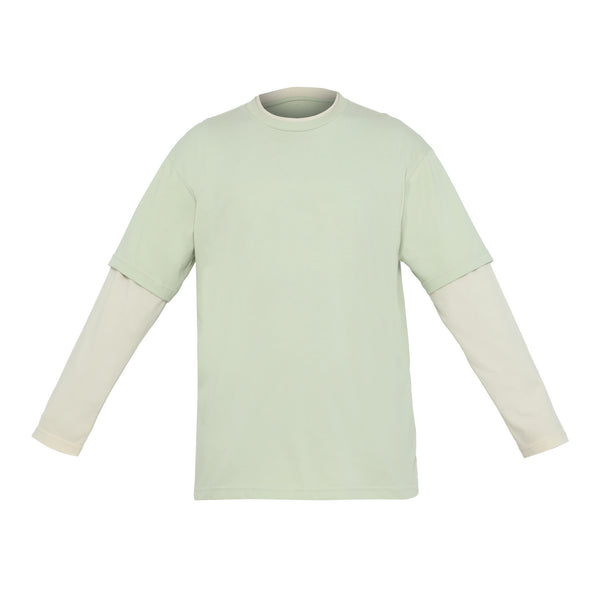 Nostra Double Sleeve Tshirt Sage