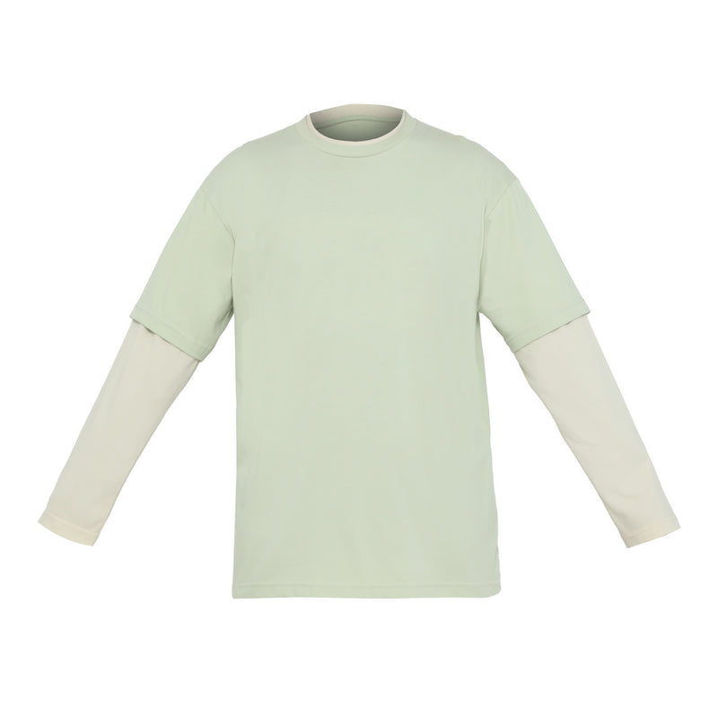 Nostra Double Sleeve Tshirt Sage