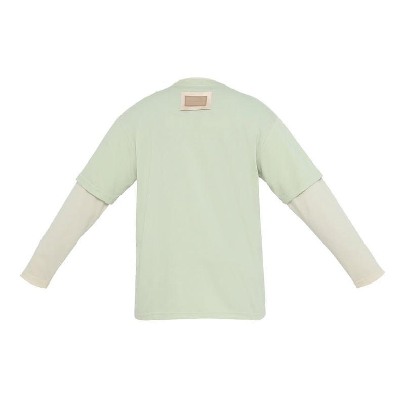 Nostra Double Sleeve Tshirt Sage