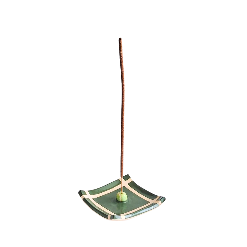 Padel Incense Holder Green