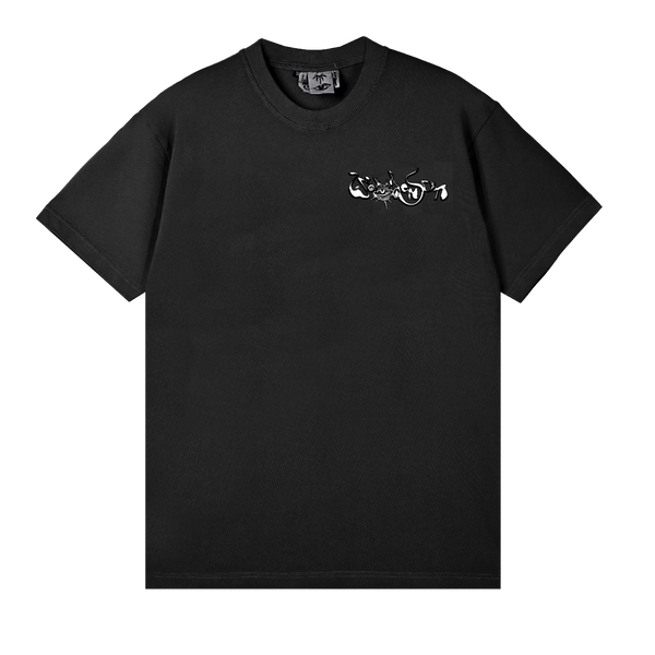 Retired Hippies Black - Shortsleeve T-Shirt