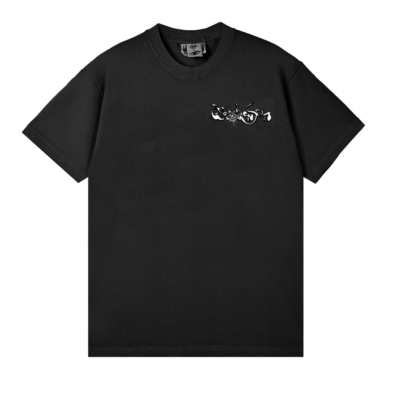 Retired Hippies Black - Shortsleeve T-Shirt
