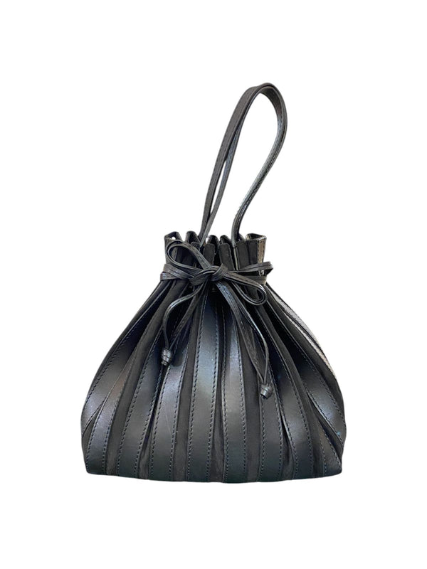 Small Pleats Black