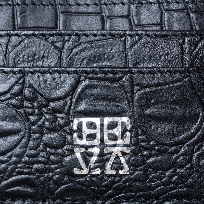 Leather Card Holder - Black
