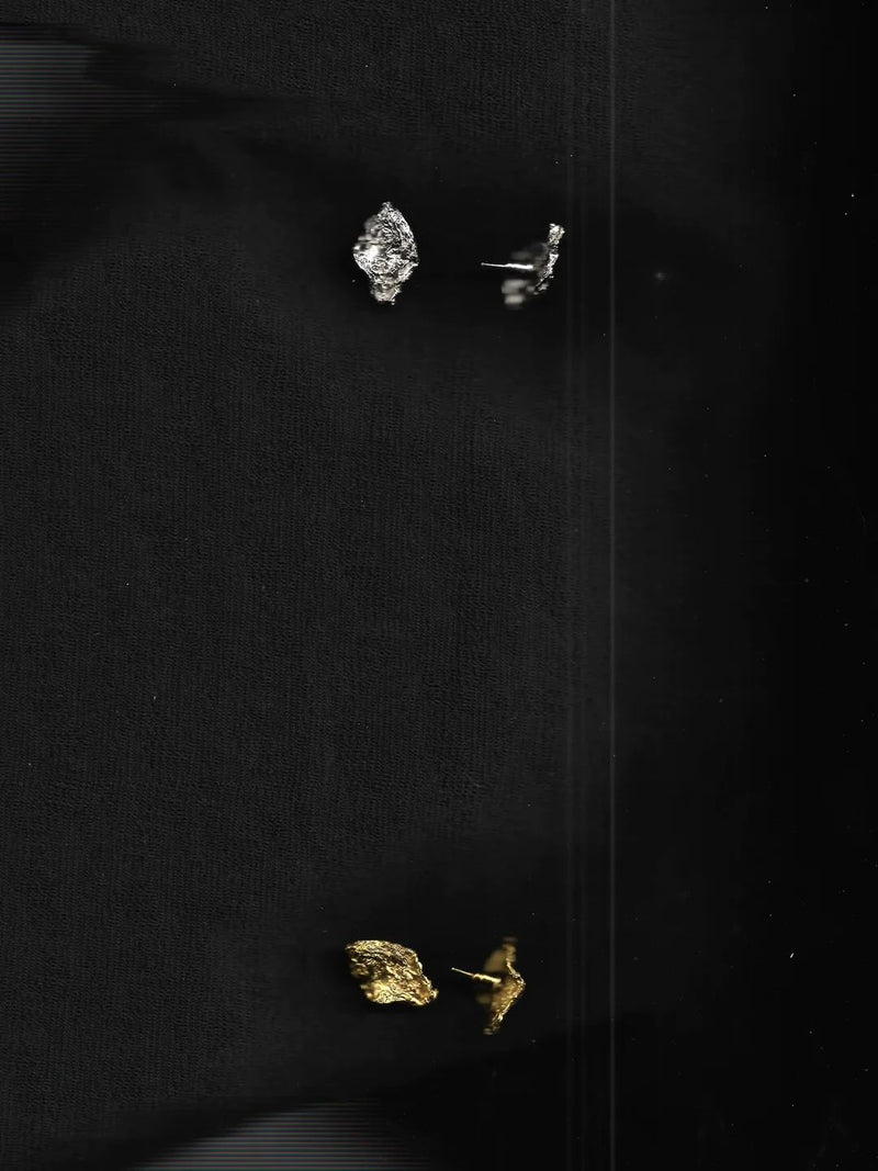 Runtuh 01 Earring Silver