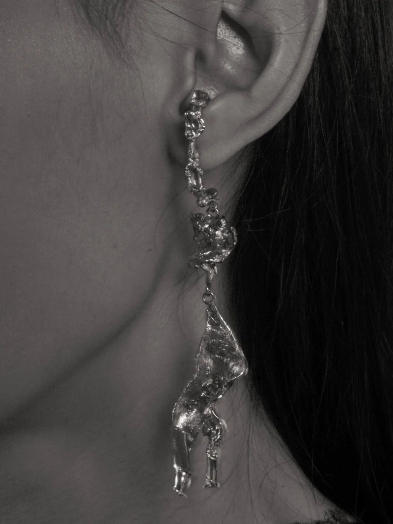 Derai Earrings Silver