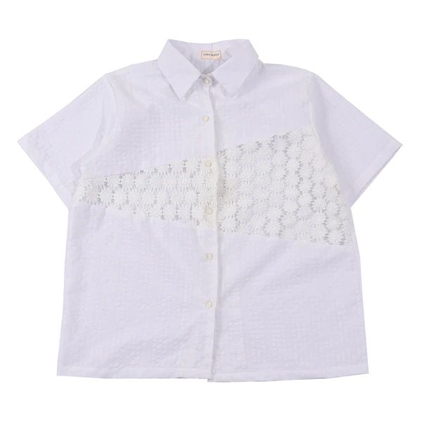 Bianca Shirt Short Sleeve White