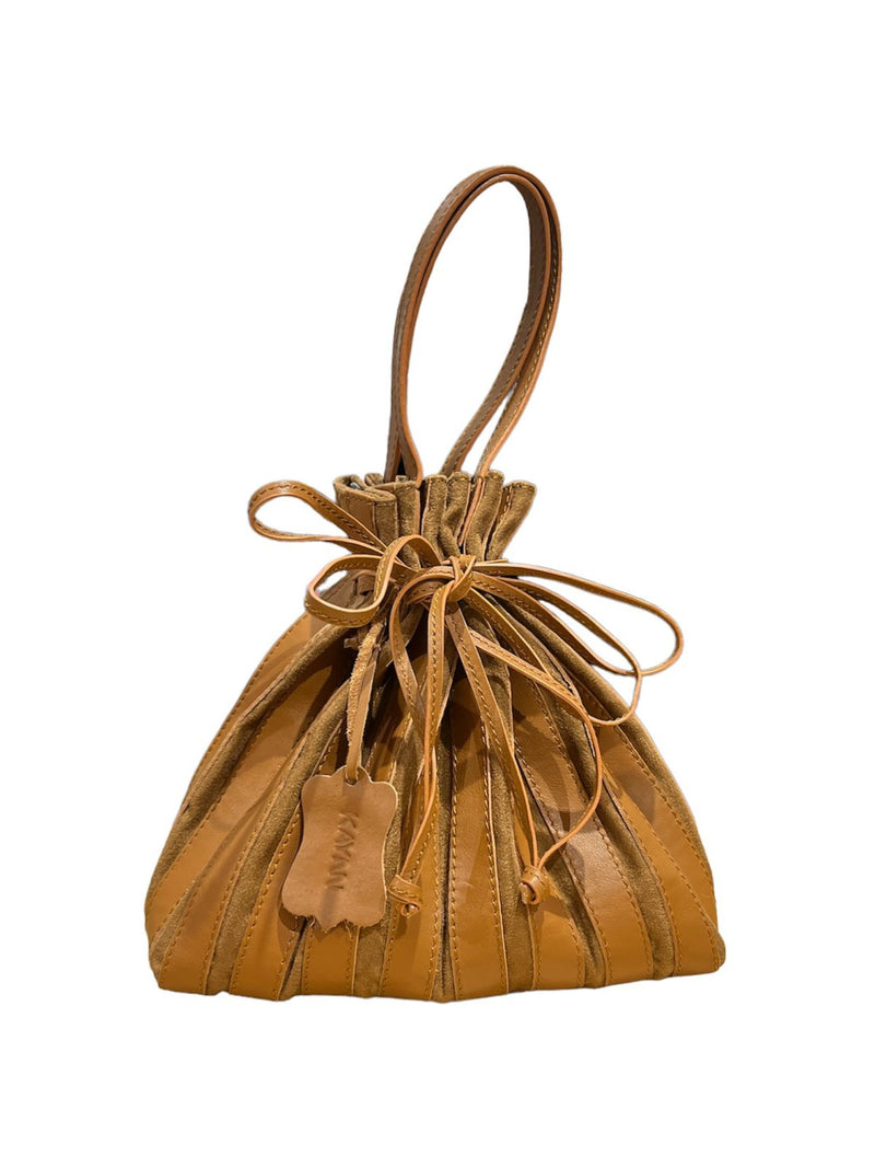 Small Pleats Brown