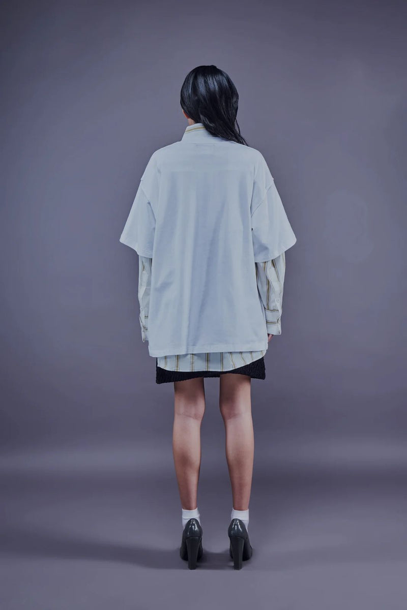 Magna Layer Tee - Yellow Striped Shirt