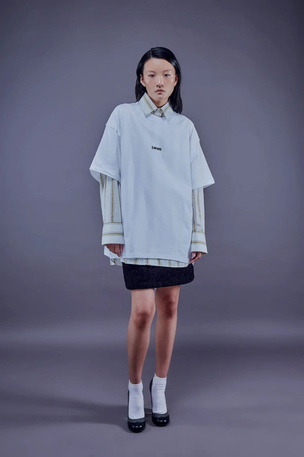 Magna Layer Tee - Yellow Striped Shirt