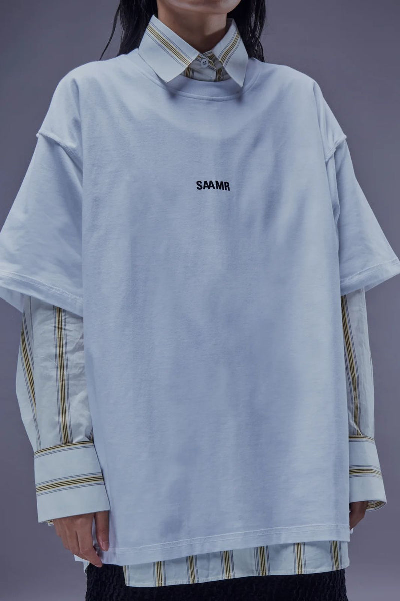 Magna Layer Tee - Yellow Striped Shirt
